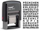 trodat Textstempel printy 4822 selbstfärbend schwarz...