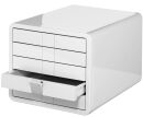 HAN Schubladenbox iBox  weiß 1551-12D, DIN A4 mit 5...