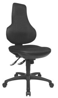 Topstar Bürostuhl Ergo Point® SY, EP02BB0 Stoff schwarz, Gestell schwarz