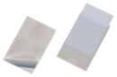 DURABLE Visitenkartentasche selbstklebend transparent,...