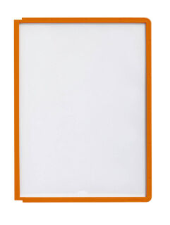 DURABLE Sichttafeln SHERPA® PANEL DIN A4 orange, Öffnung oben, 5 St.