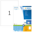 HERMA Etiketten 4428 weiß 210,0 x 297,0 mm, 100 Blatt