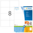 HERMA Etiketten 4626 weiß 105,0 x 74,0 mm, 200 Blatt