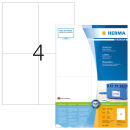 HERMA Etiketten 4627 weiß 105,0 x 148,0 mm, 200 Blatt