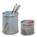 WEDO Stiftehalter-Set silber Metall, lackiert 8,0 / 6,0 x...