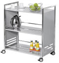 Kerkmann Servierwagen silber 70,0 x 40,0 x 84,0 cm
