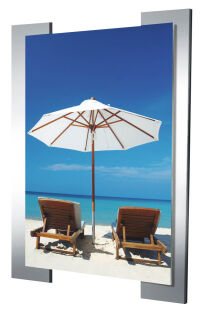 Kerkmann Plakathalter Look alu DIN A2 53,2 x 2,0 x 70,0 cm, 1 St.
