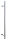 Kerkmann Abschlusselement arte Abschlussrahmen silber 5,0 x 40,0 x 190,0 cm