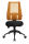 Topstar Bürostuhl Lady Sitness® Deluxe, LT20B0W504 Stoff orange, Gestell schwarz