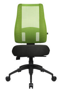 Topstar Bürostuhl Lady Sitness® Deluxe, LT20B0W505 Stoff grün, Gestell schwarz