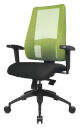 Topstar Bürostuhl Lady Sitness® Deluxe, LT20B0W505 Stoff grün, Gestell schwarz