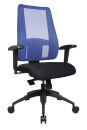Topstar Bürostuhl Lady Sitness® Deluxe, LT20B0W506 Stoff blau, Gestell schwarz
