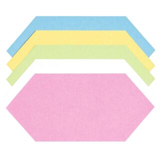 Moderationskarten farbsortiert 20,5 x 9,5 cm, 500 St.