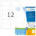 HERMA Etiketten 4666 weiß 88,9 x 46,6 mm, 100 Blatt