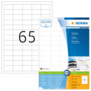 HERMA Etiketten 4606 weiß 38,1 x 21,2 mm, 200 Blatt