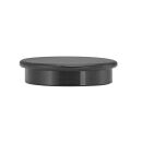 Magnete schwarz, Kunststoff Ø 2,4 x 0,63 cm, 10 St.
