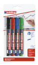 edding 360 Whiteboard-Marker farbsortiert 1,5 - 3,0 mm, 4...