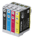EPSON T1295L (Apfel) schwarz, cyan, magenta, gelb Druckerpatronen, 4er-Set