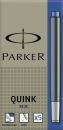 PARKER 1950384 Tintenpatronen für Füller blau 5...