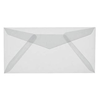 25 SIGEL Briefumschläge transparent DIN lang ohne Fenster