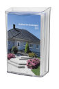 SIGEL Wandprospekthalter transparent DIN A4 24,7 x 8,8 x 33,9 cm, 1 St.