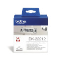 1 brother Endlosetikett für Etikettendrucker DK-22212 weiß 62,0 mm x 15,24 m