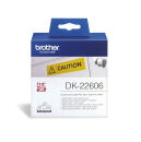 brother Endlosetikett für Etikettendrucker DK22606...