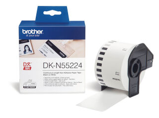 brother Endlospapierrolle für Etikettendrucker DK-N55224 weiß, 54,0 mm, 1 x 1 Etiketten