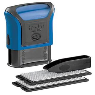 trodat Textstempel, individualisierbar printy 4912 Typo selbstfärbend schwarz ohne Logo, 1 St.