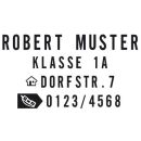 trodat Textstempel, individualisierbar printy 4912 Typo selbstfärbend schwarz ohne Logo, 1 St.