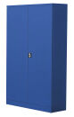 Gürkan Stahlschrank 111155 enzianblau 4 Fachböden 120,0 x 42,0 x 195,0 cm, aufgebaut, 1 St.