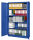Gürkan Stahlschrank 111155 enzianblau 4 Fachböden 120,0 x 42,0 x 195,0 cm, aufgebaut, 1 St.