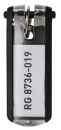 DURABLE Schlüsselanhänger KEY CLIP schwarz, 6 St.