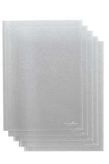 DURABLE Klemmschienenhüllen DIN A4 transparent genarbt 0,12 mm, 50 St.
