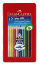 FABER-CASTELL Colour GRIP Buntstifte farbsortiert, 12 St.