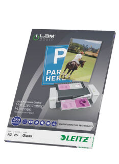 LEITZ Laminierfolien UDT glänzend für A3 250 micron, 25 St.