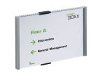 DURABLE Türschild INFO SIGN Metall silber DIN A5...