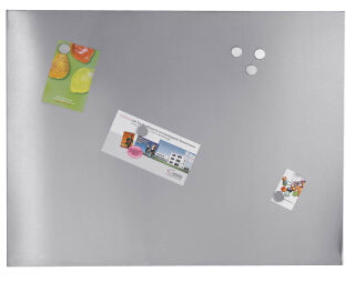 Zeller Magnettafel 60,0 x 80,0 cm silber