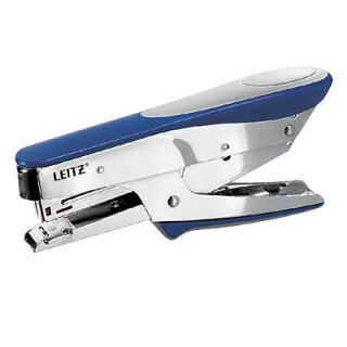LEITZ Heftzange 5548 blau-metallic, 1 St.