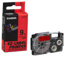 CASIO Beschriftungsband XR-9RD schwarz auf rot 9 mm