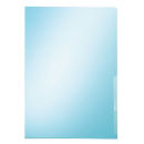 100 LEITZ Sichthüllen Premium 4100 DIN A4 blau glatt...