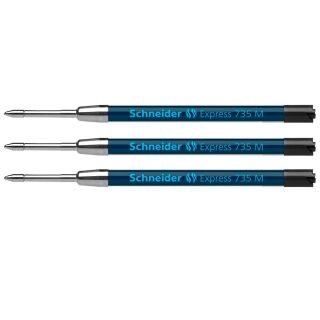 Schneider Express 735 Kugelschreiberminen M blau, 3 St.