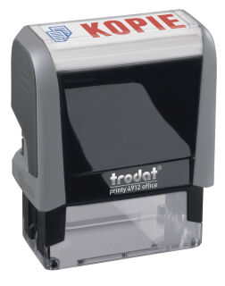 "trodat Textstempel ""Kopie"" printy 4912 office selbstfärbend blau, rot ohne Logo, 1 St."