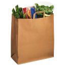 VP Papier-Tragetaschen Topcraft braun 22,0 x 36,0 cm, 250...