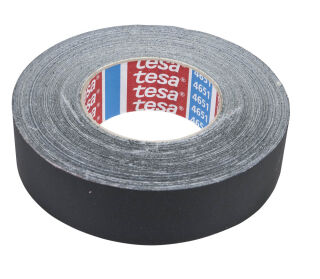tesa extra Power® Perfect Gewebeband schwarz 38,0 mm x 50,0 m 1 Rolle