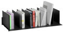 PAPERFLOW Buchstütze schwarz 85,8 x 32,3 x 23,3 cm,...