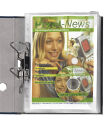 FolderSys Dokumententaschen DIN A4 transparent genarbt...