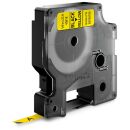 DYMO Schriftband D1 43618 S0720790, 6 mm, schwarz auf gelb, 1 St.