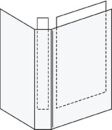 Esselte Präsentationsringbücher 4-Ringe weiß 3,0 cm DIN A4, 10 St.