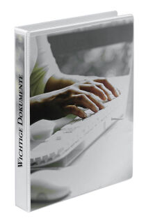 Esselte Präsentationsringbücher 4-Ringe weiß 3,8 cm DIN A4, 10 St.
